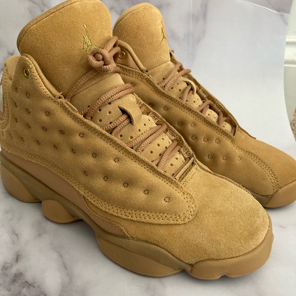 13 Wheat Jordan Retro 13 Brown Suede Air Jordan Retro 13 Wheat Size 4Y